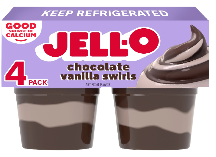 Pudding Cups — Chocolate/Vanilla Swirl (4ct)