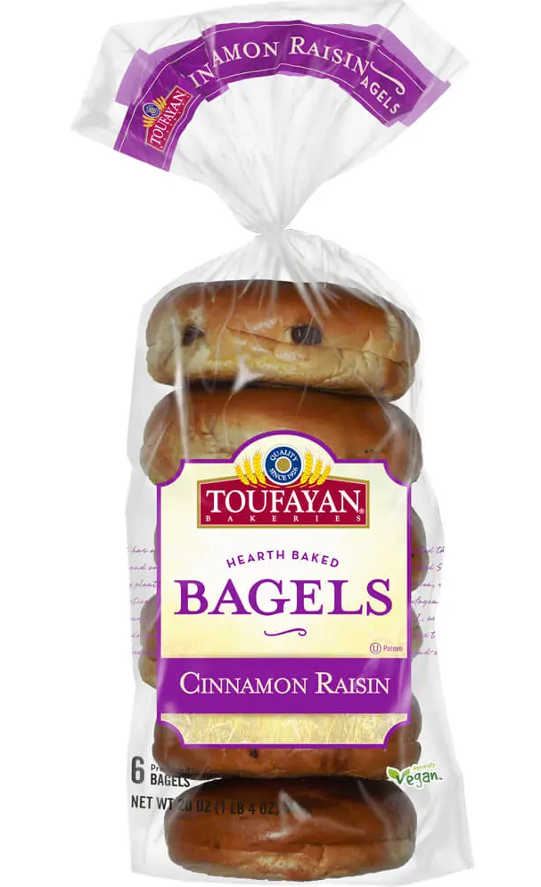 Toufayan Bagels Cinnamon Raisin