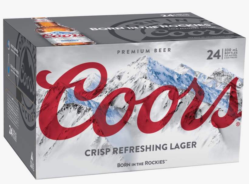 Coors Light Beer 12oz Bottles 24 pack