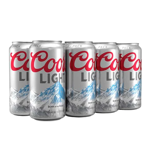 Coors Light 12oz cans 6 pack