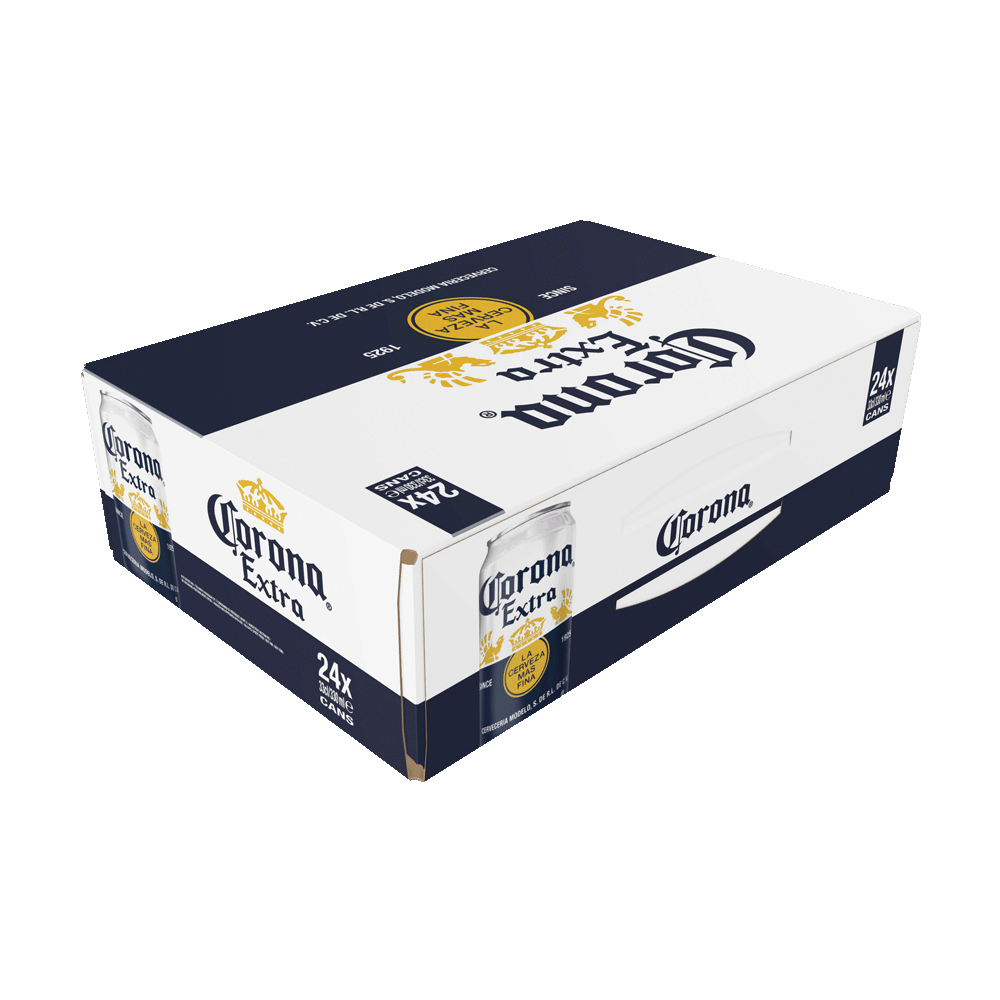 Corona Extra Beer 12oz Cans 24 Pack