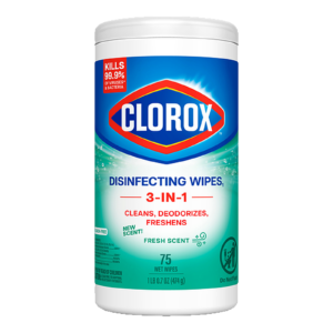 Clorox Disinfecting Wipes, Fresh Scent, 75 Count