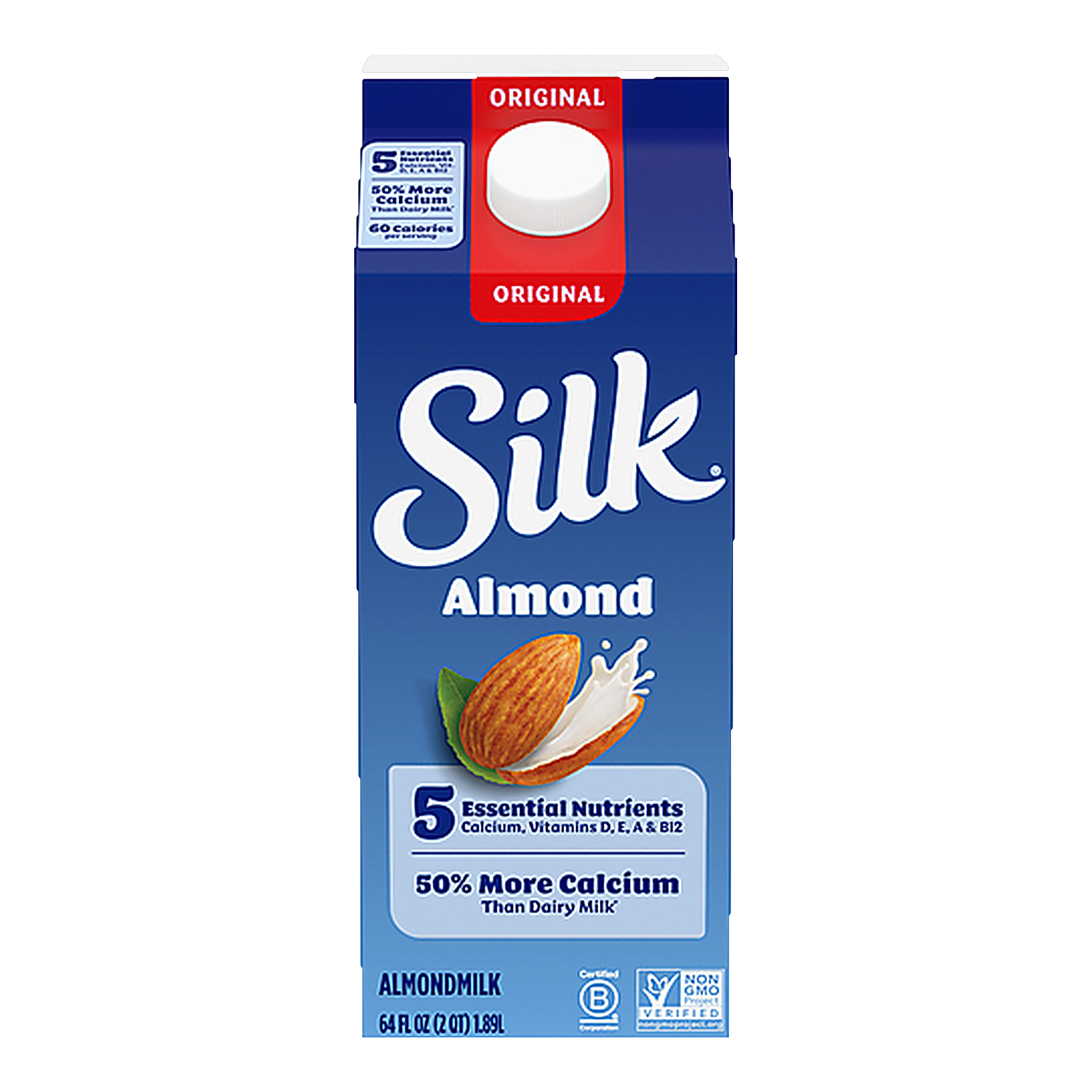 Silk Original Almond Milk 64 oz