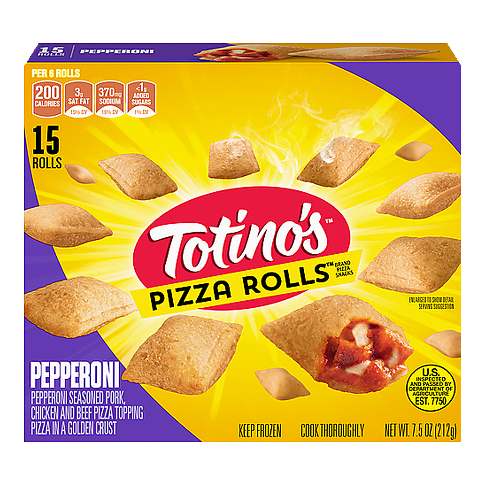 Totino’s Pepperoni Pizza Rolls 7.5 oz