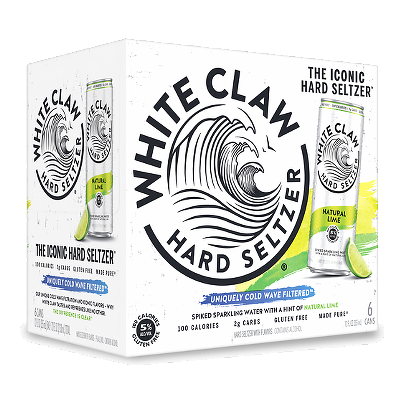 White Claw Natural Lime Hard Seltzer 6-Pack