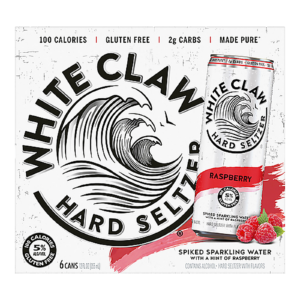 White Claw Raspberry Hard Seltzer 6-Pack