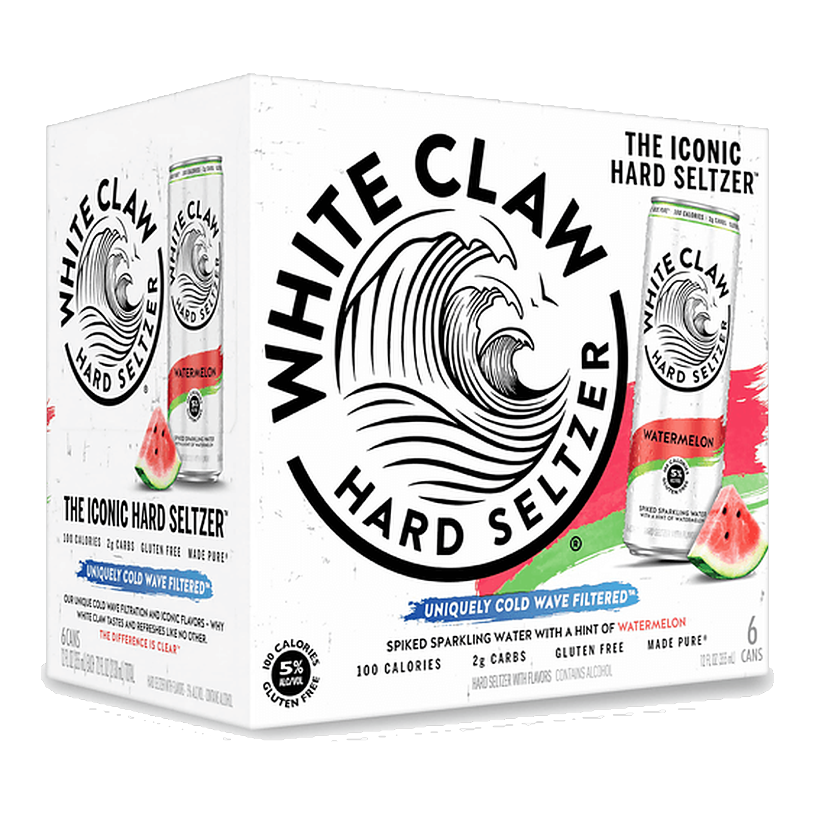 White Claw Watermelon Hard Seltzer 6-Pack